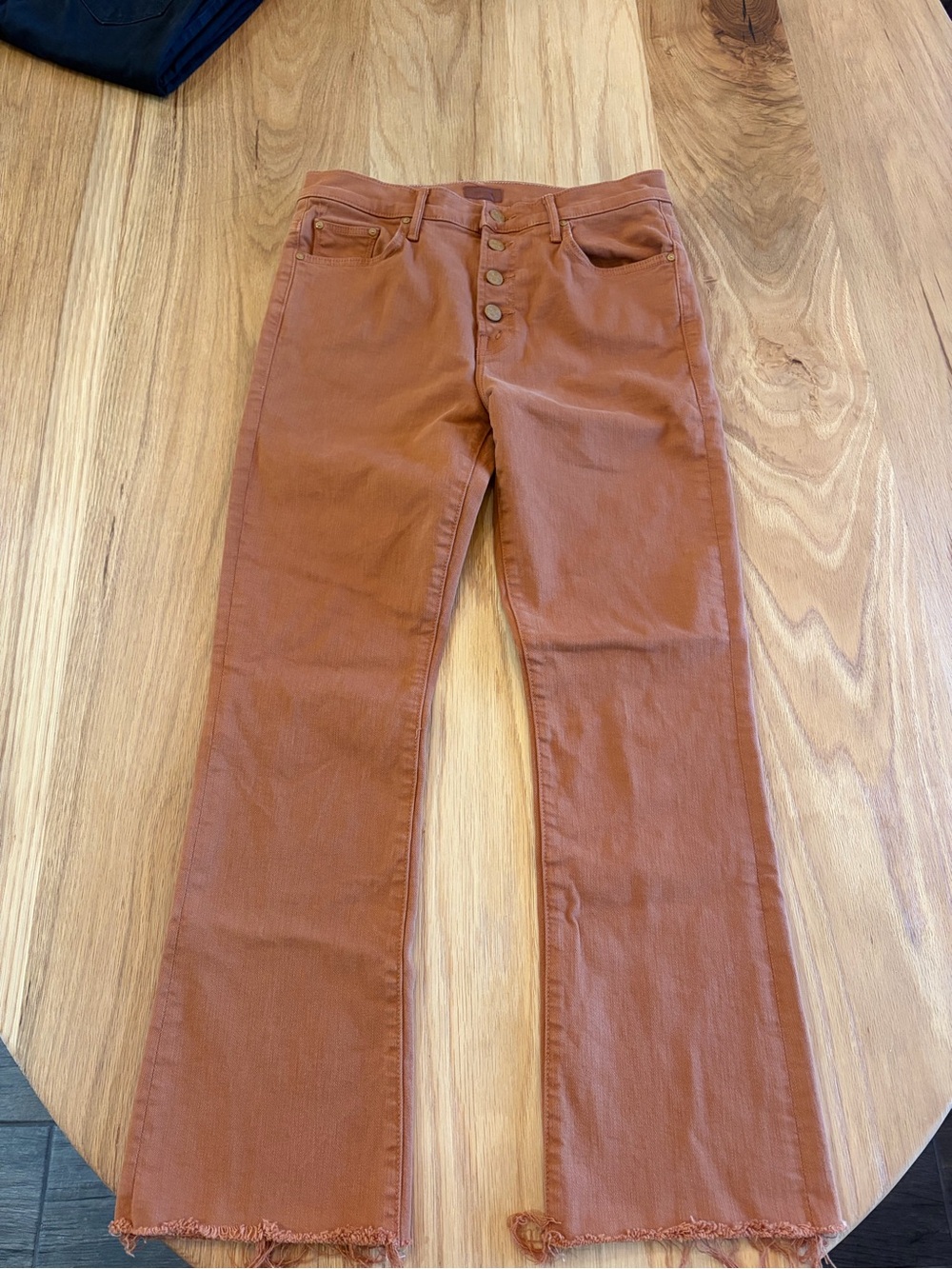 Mother The Pixie Insider Ankle Fray in Play Date, size 28, EUC